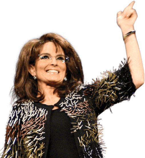 Photo of Tina Fey as Sarah Palin