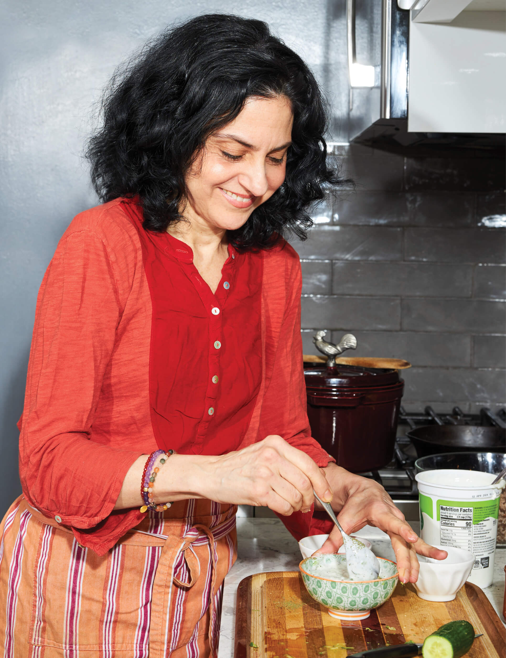 Photo of Jennifer Abadi cooking