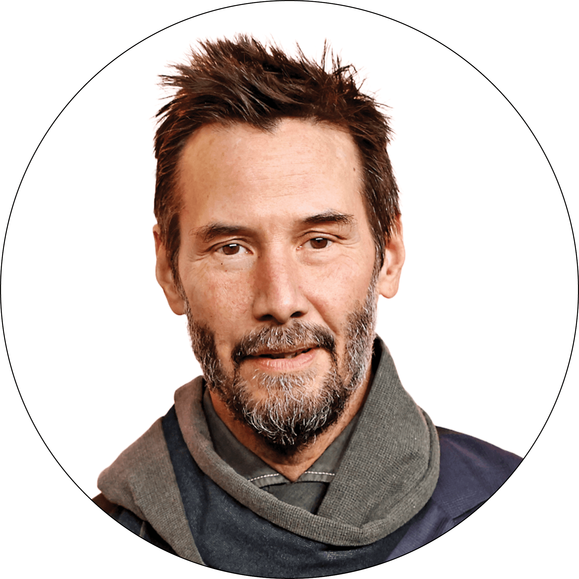 Headshot of Keanu Reeves