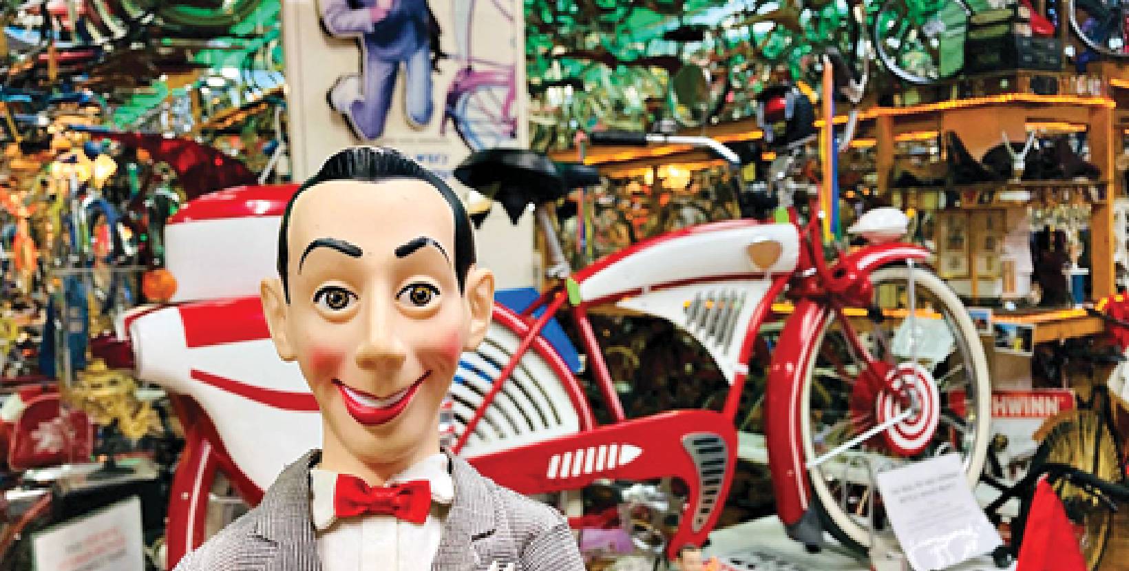 Photo of Pee-wee's red bicycle