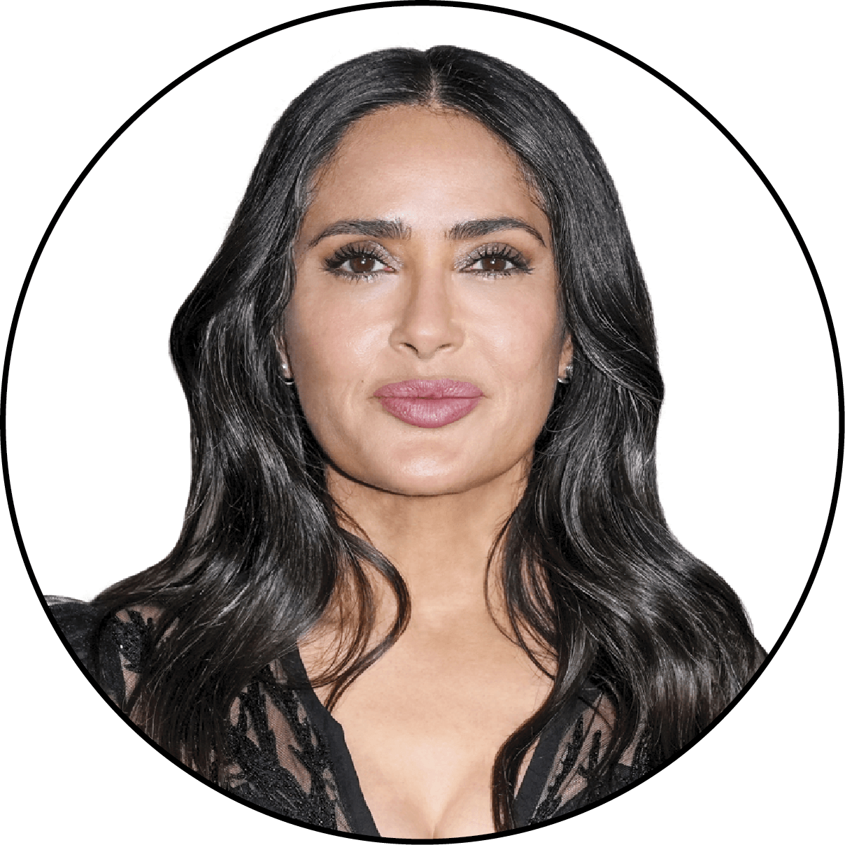 Silhouette of Salma Hayek