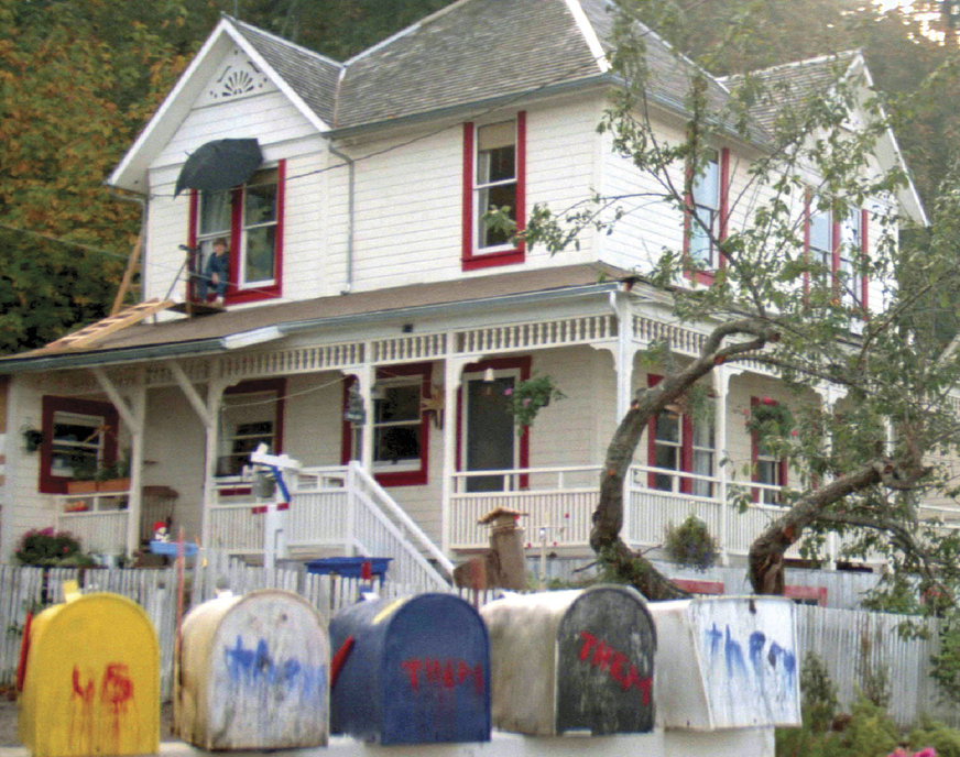 Photograph of the Goonies house 