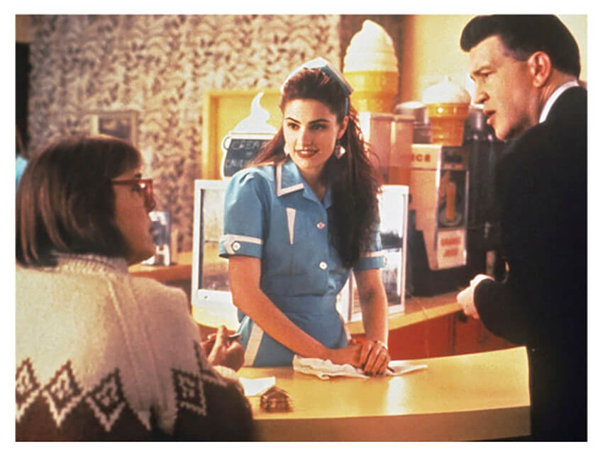 Scene from the show Twin Peaks