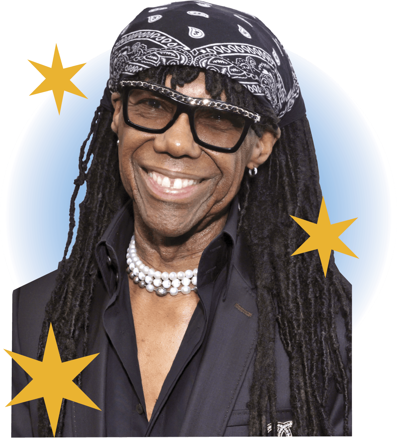 Silhouette of Nile Rodgers
