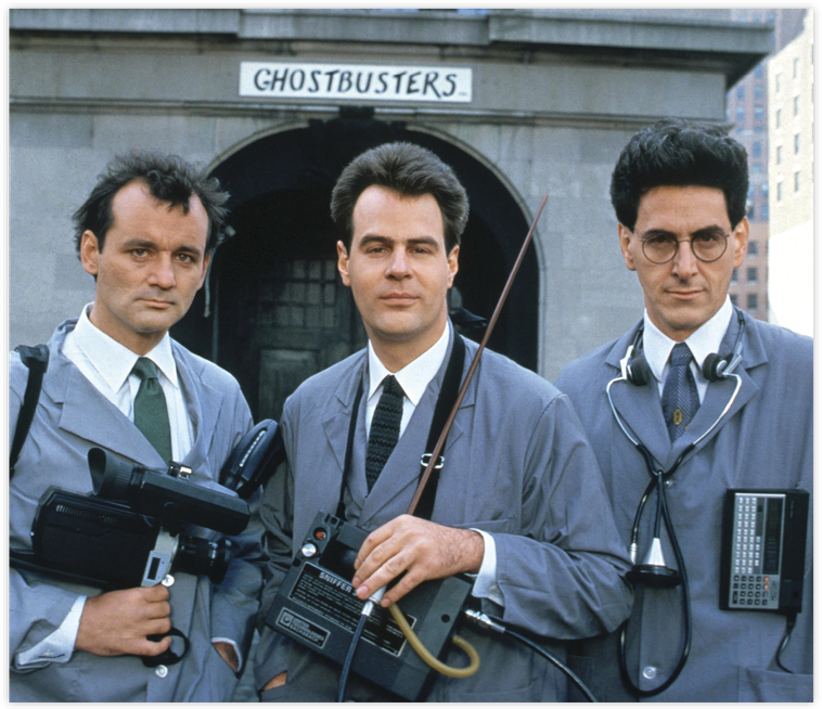 Scene from Ghostbusters 