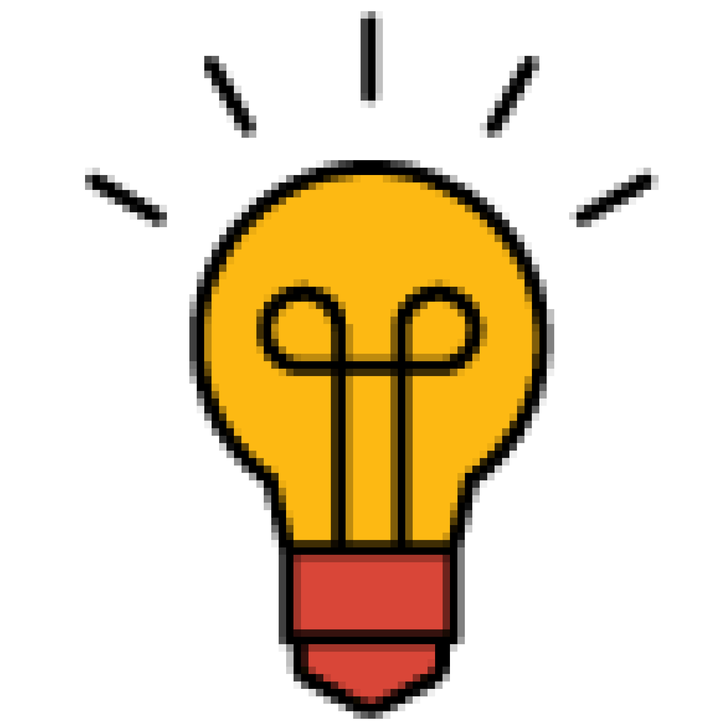 Icon of a bulb being lit up