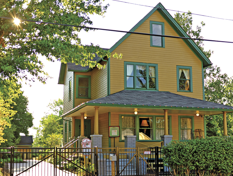 Photograph of the Christmas Story House