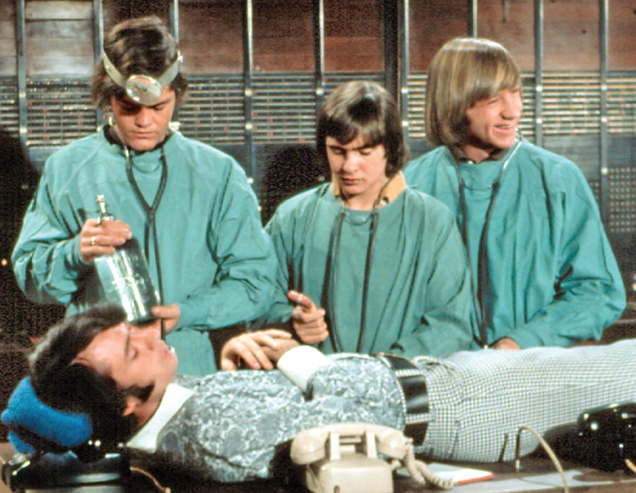 Photograph of the band from their TV show