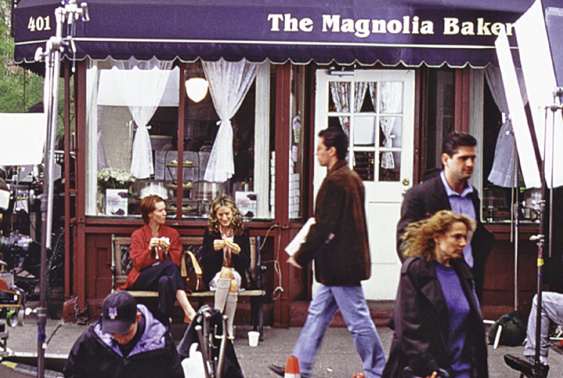 Photograph from outside Magnolia Bakery 