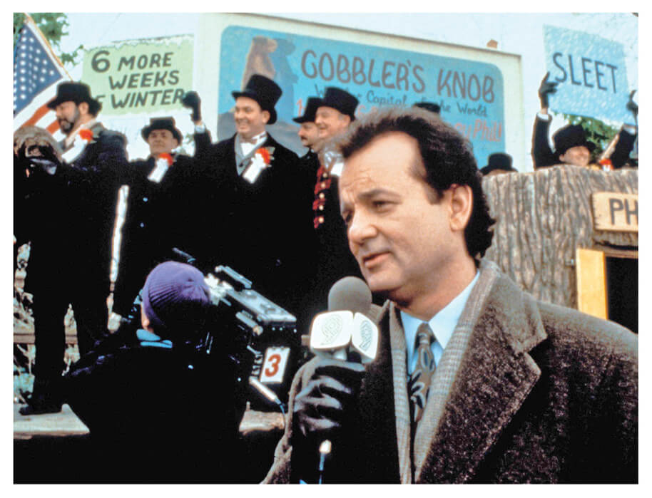 Scene from Groundhog Day 