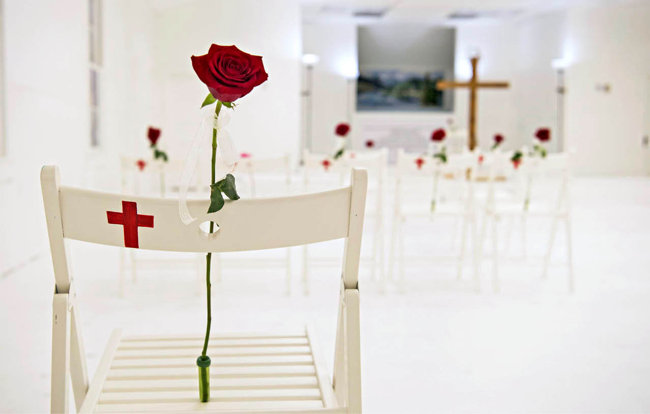 Photo of Sutherland Springs memorial