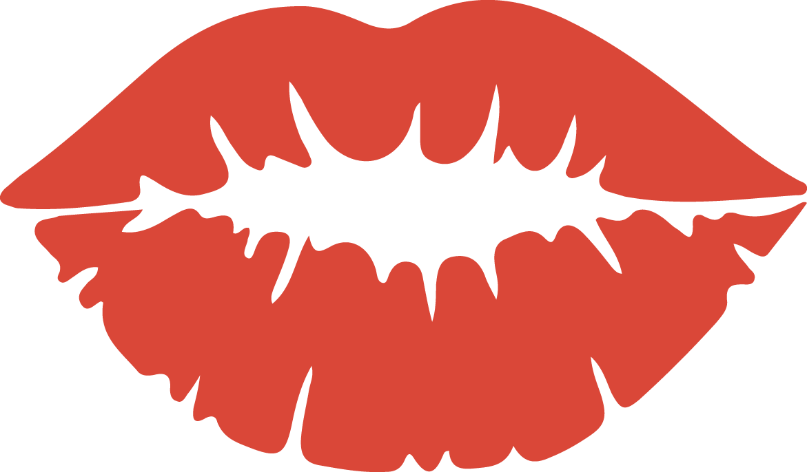 Illustration of red lips