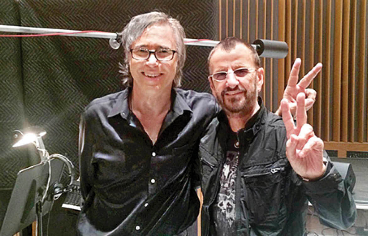 Photo of Chris Carter with Ringo Starr