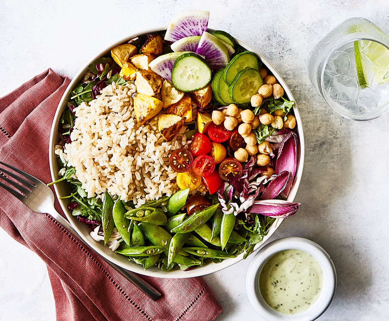 Photo of a brown rice dish