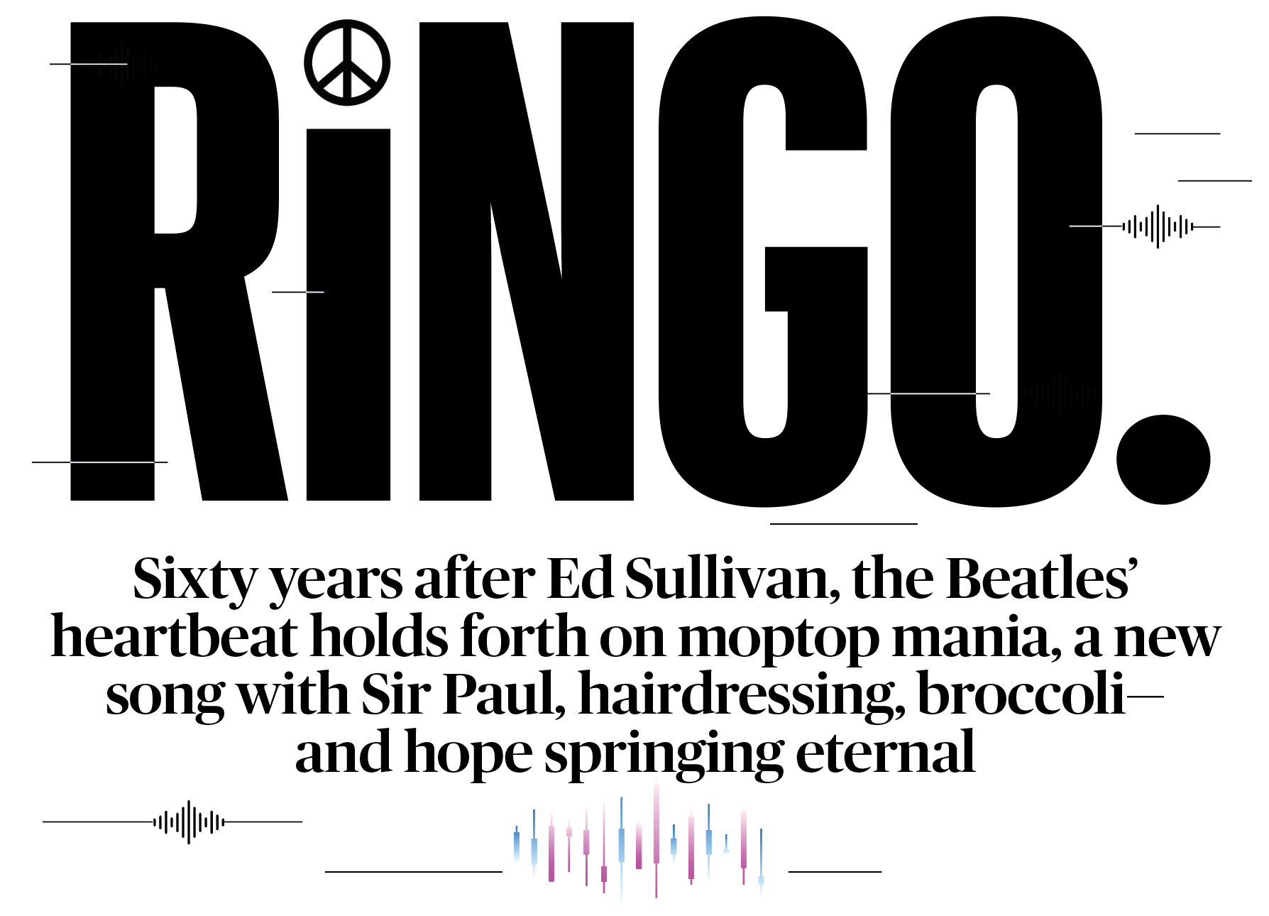 Graphic headline that says RINGO