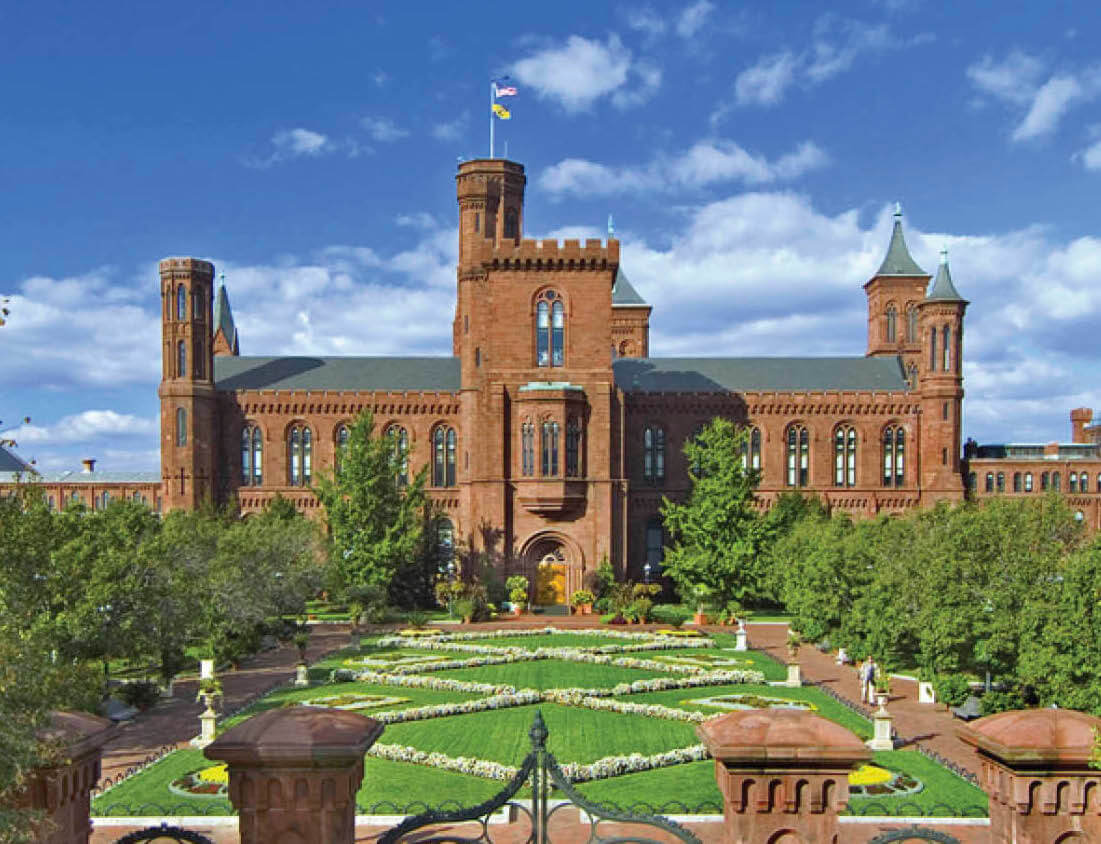 Photo of the Smithsonian Castle in Washington, DC