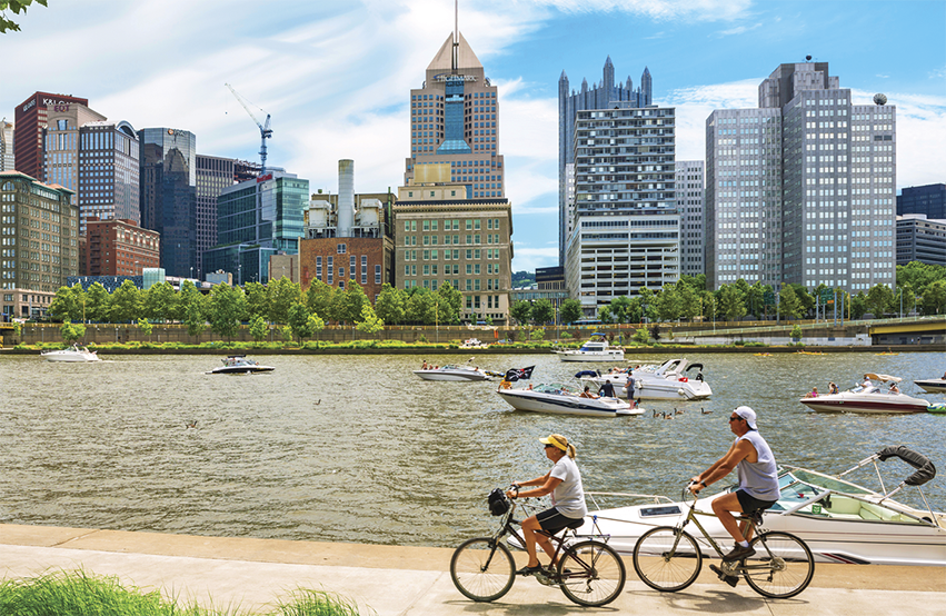 Photo of the skyline of Pittsburgh 