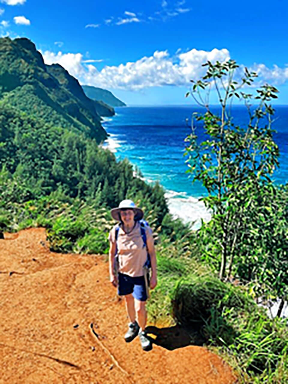 Photo of Joanna Nesbit hiking