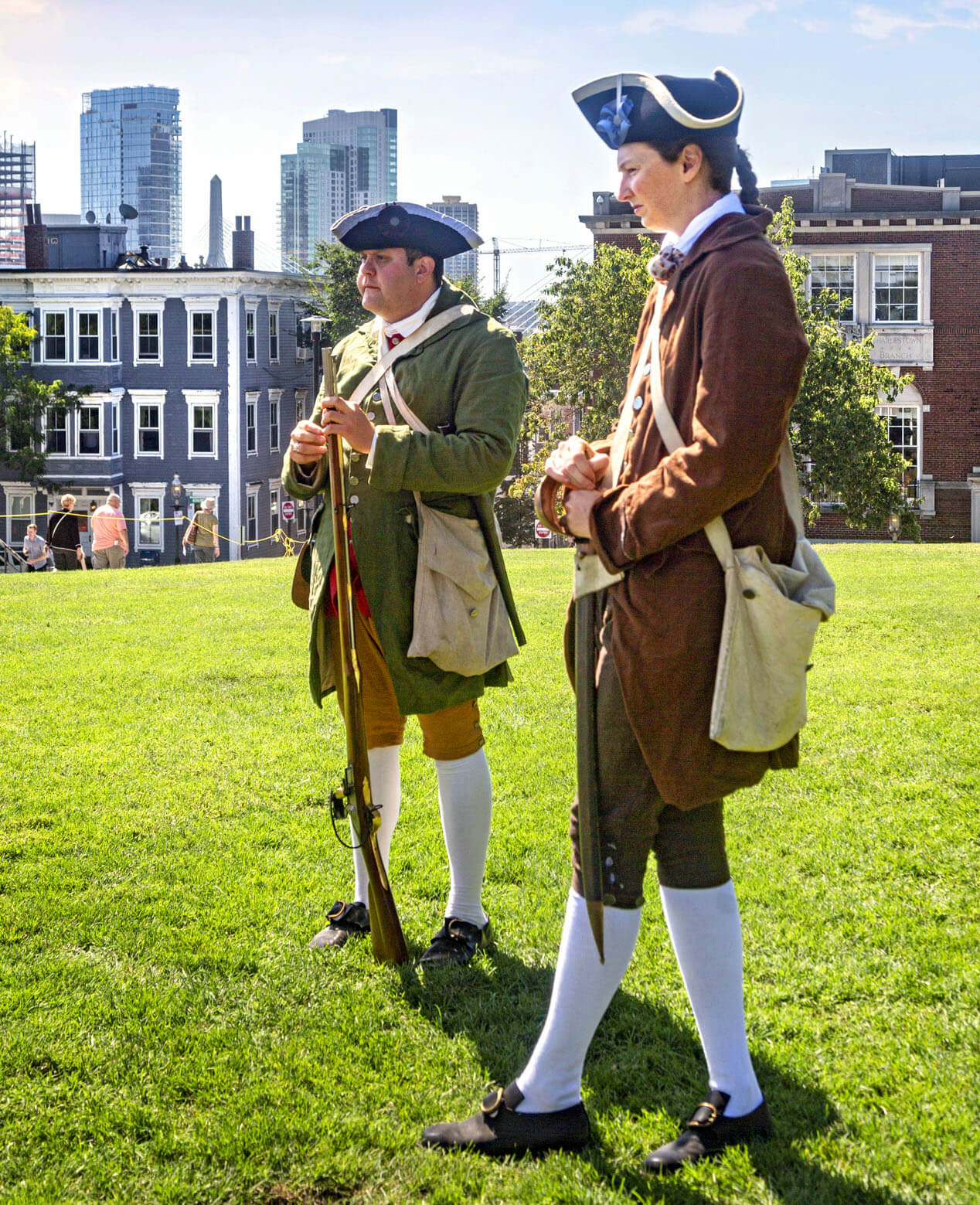 Photo of Bunker Hill reenactors