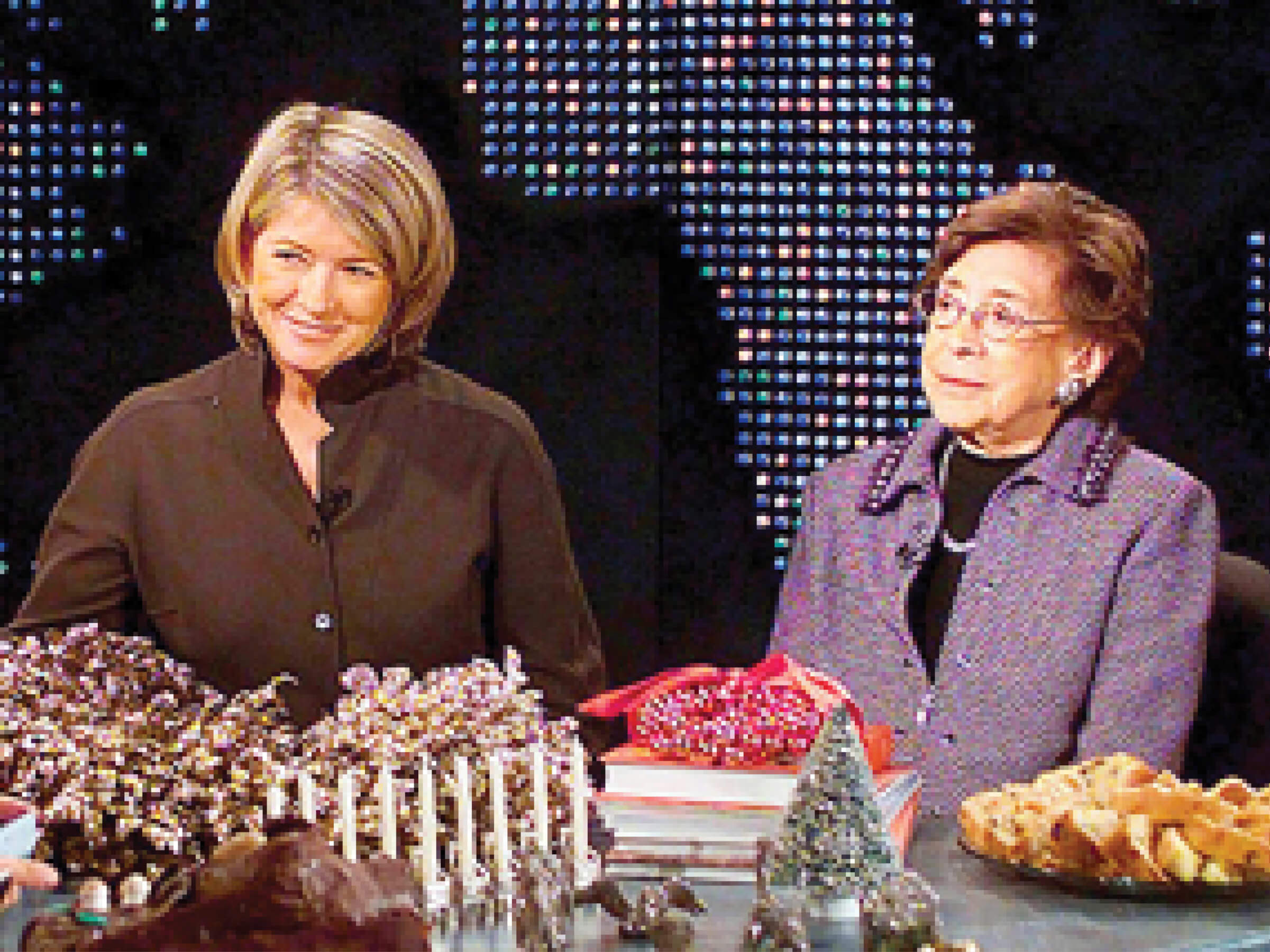 Photo of Martha Stewart with her mother