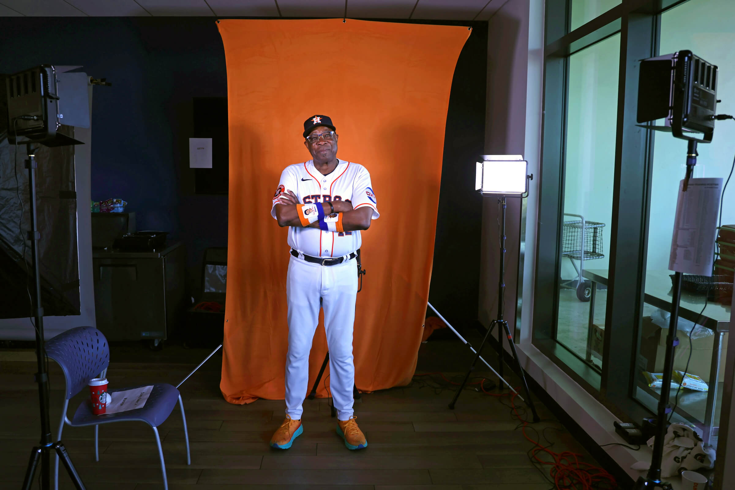 Photo of Dusty Baker in his baseball uniform