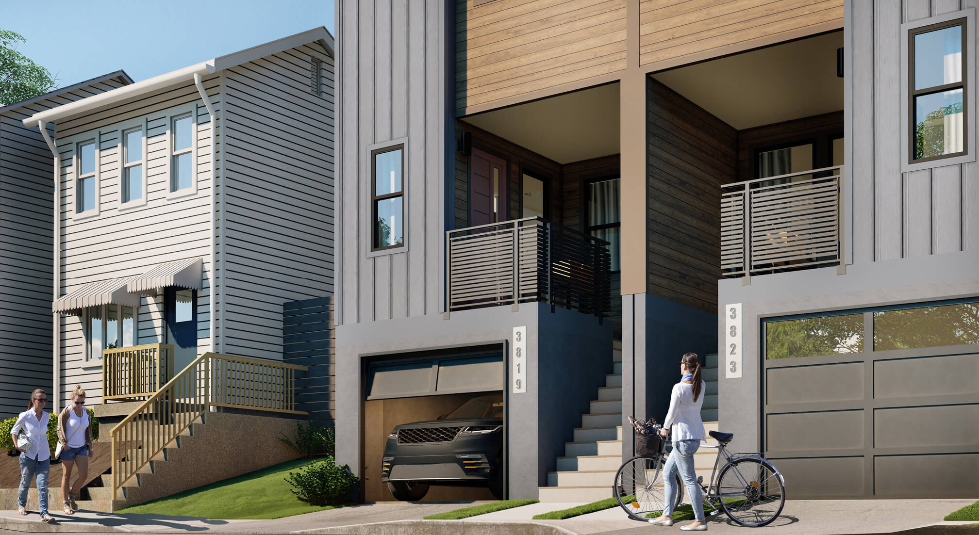 Rendering of a modern duplex