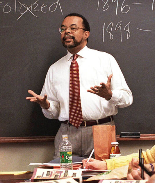 Photo of Henry Louis Gates as an assistant professor at Yale in 1979