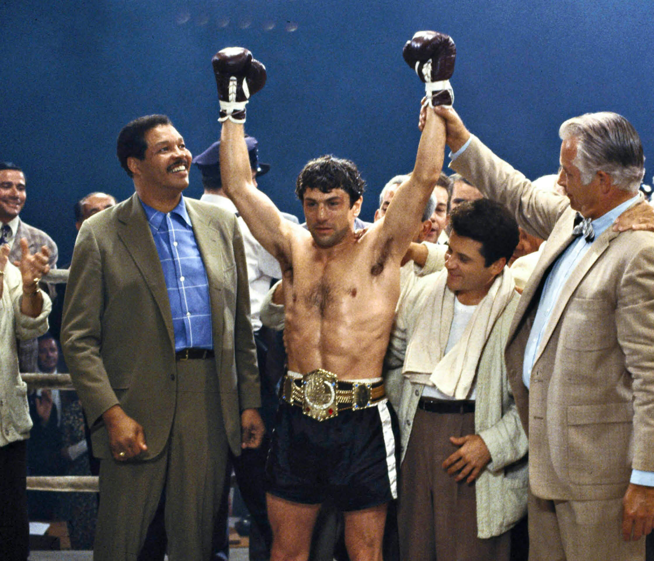 Photo of Robert De Niro in a scene from Raging Bull