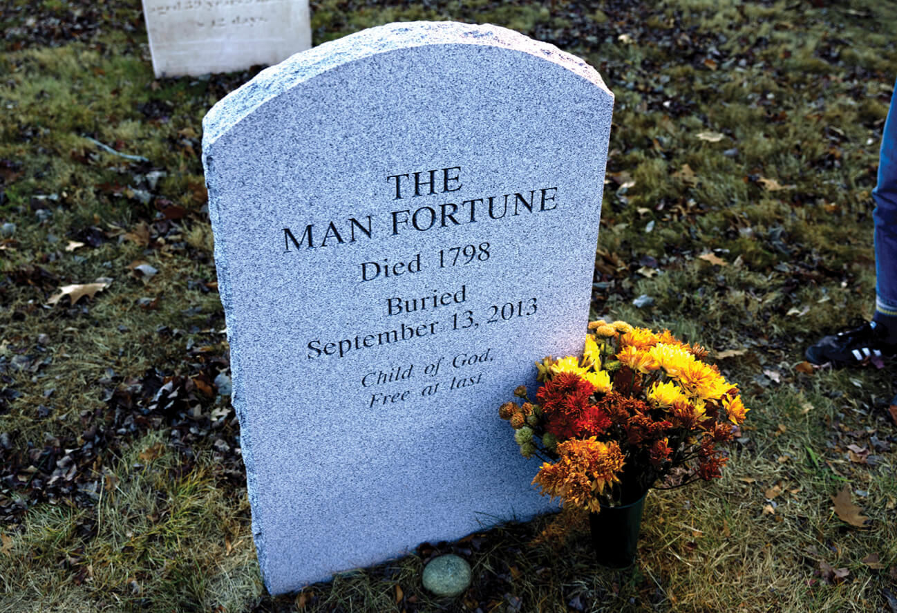 Photo of grave site of The Man Fortune