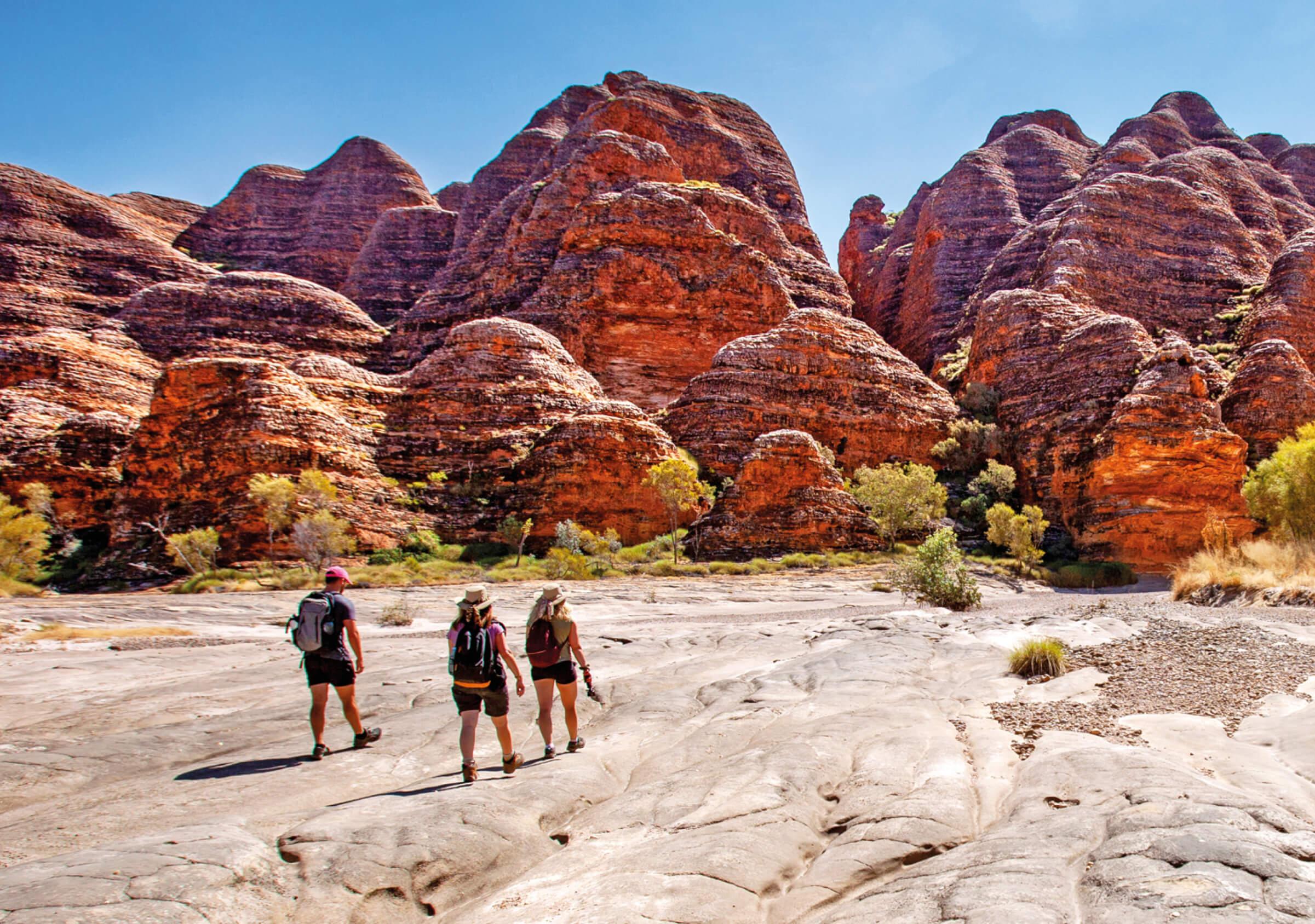 Photo of people hiking in Australia