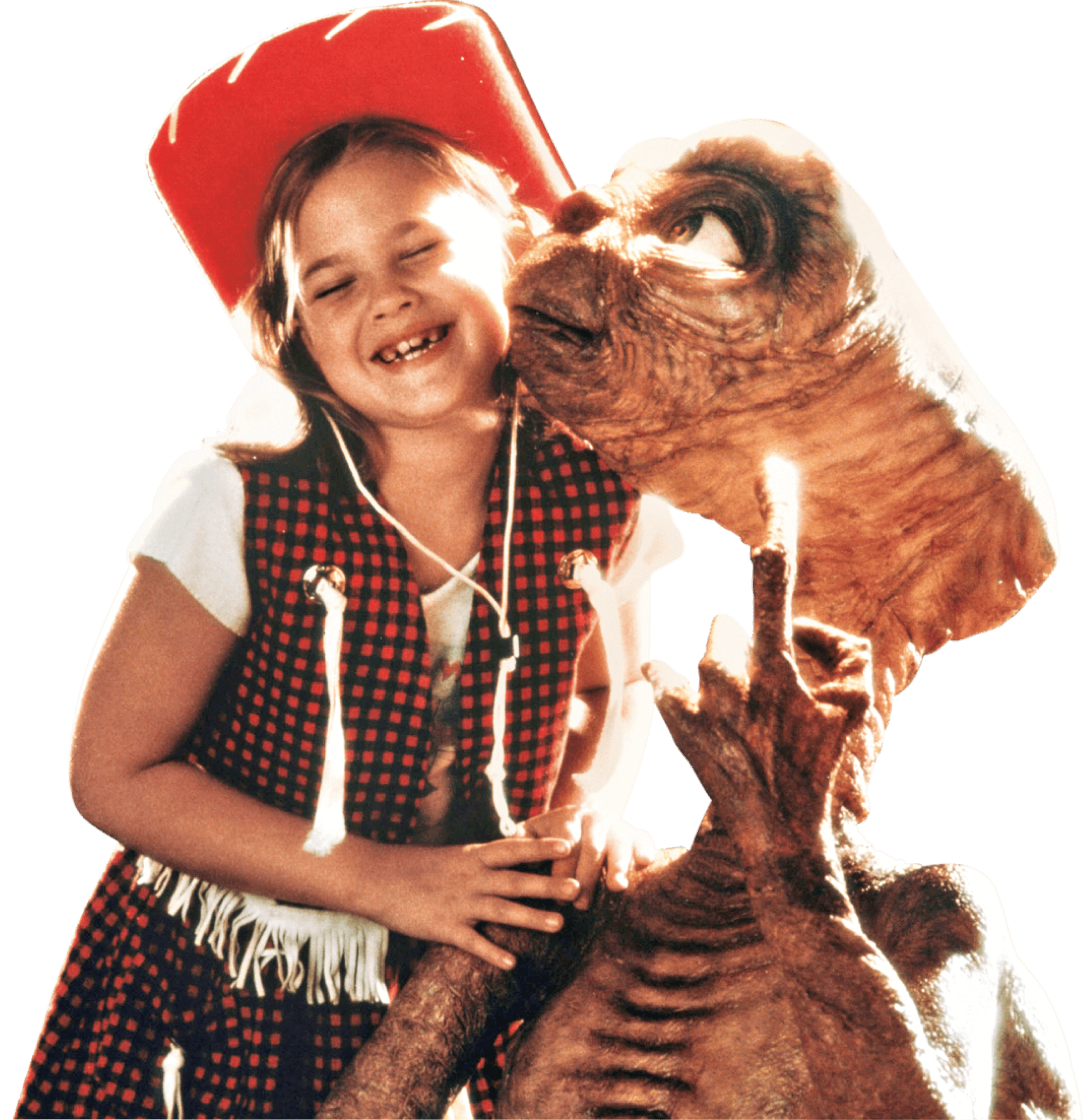 Drew with ET