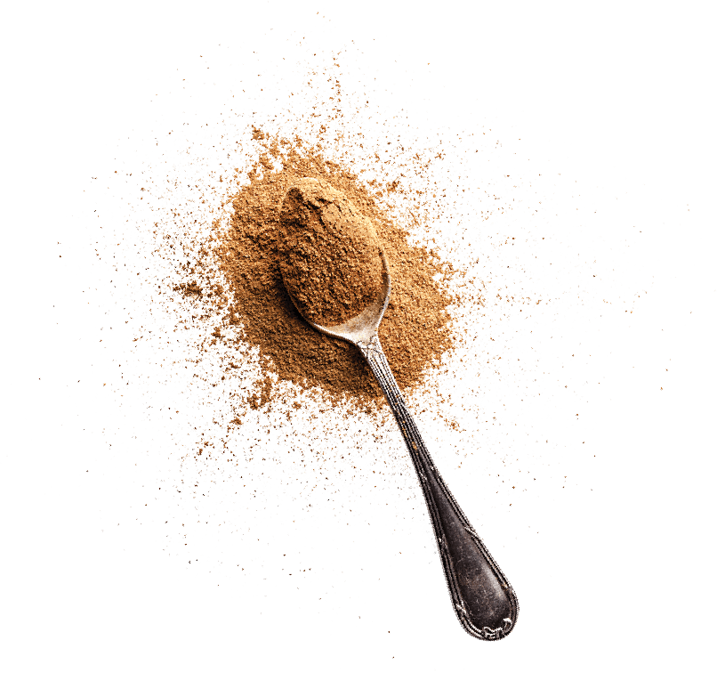 Photo of spoon of cinnamon