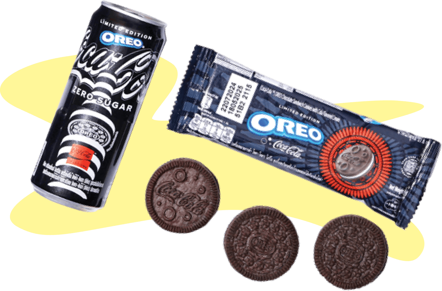 Photo of Oreo flavored soda and soda flavored Oreos