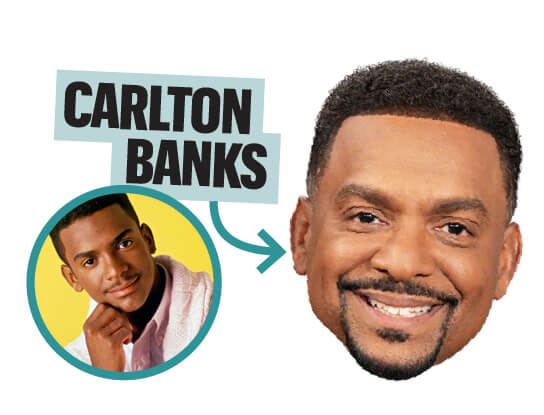 Image of Alfonso Ribeiro playing Carlton Banks&nbsp;
