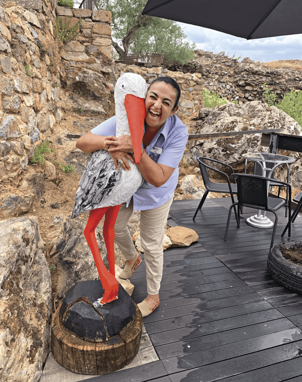 Photograph of cruise director Lane Ramirez