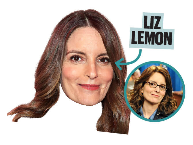 Image of Tina Fey playing Liz Lemon&nbsp;