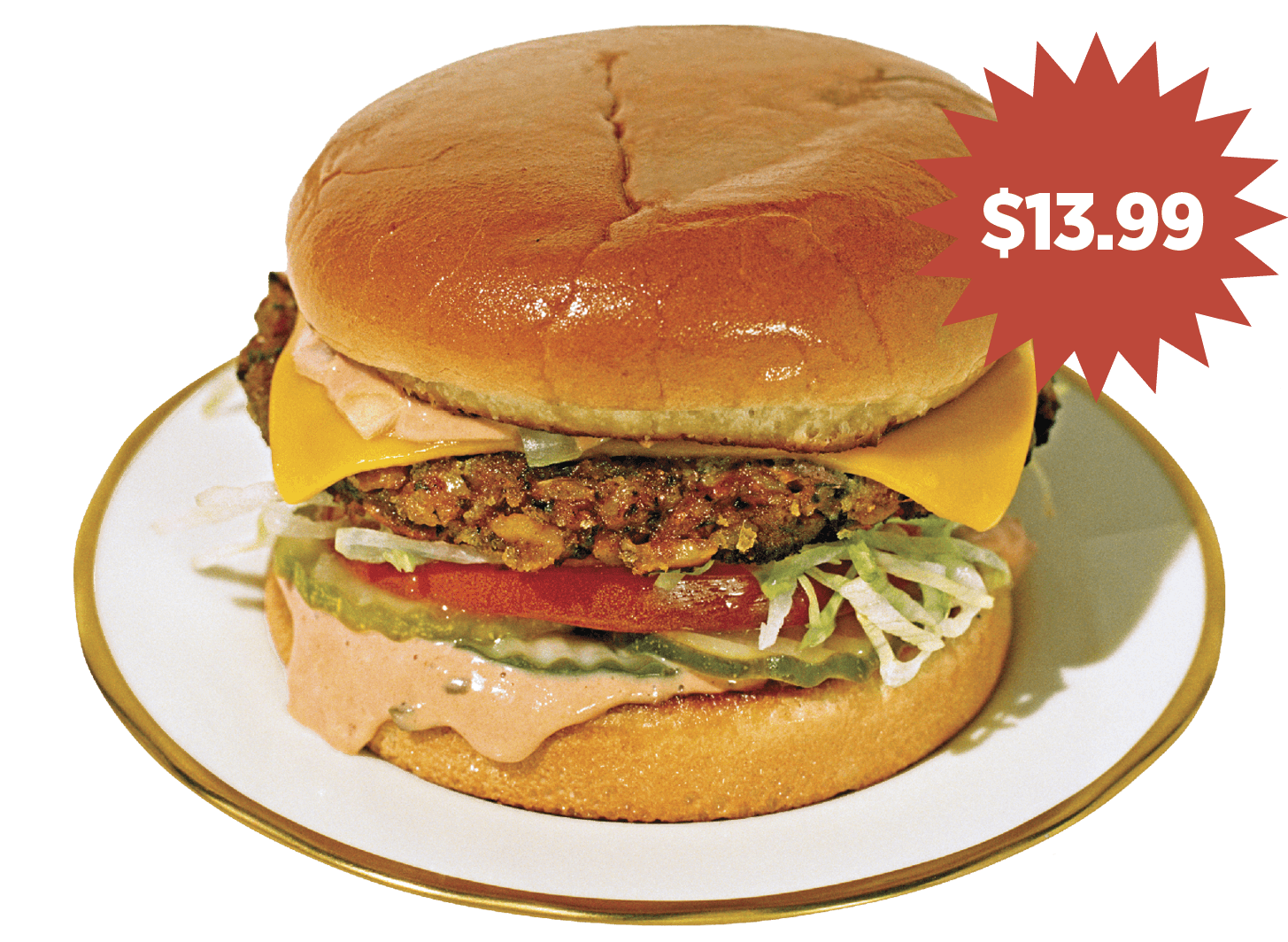 Photo of Double Vegan Cheeseburger