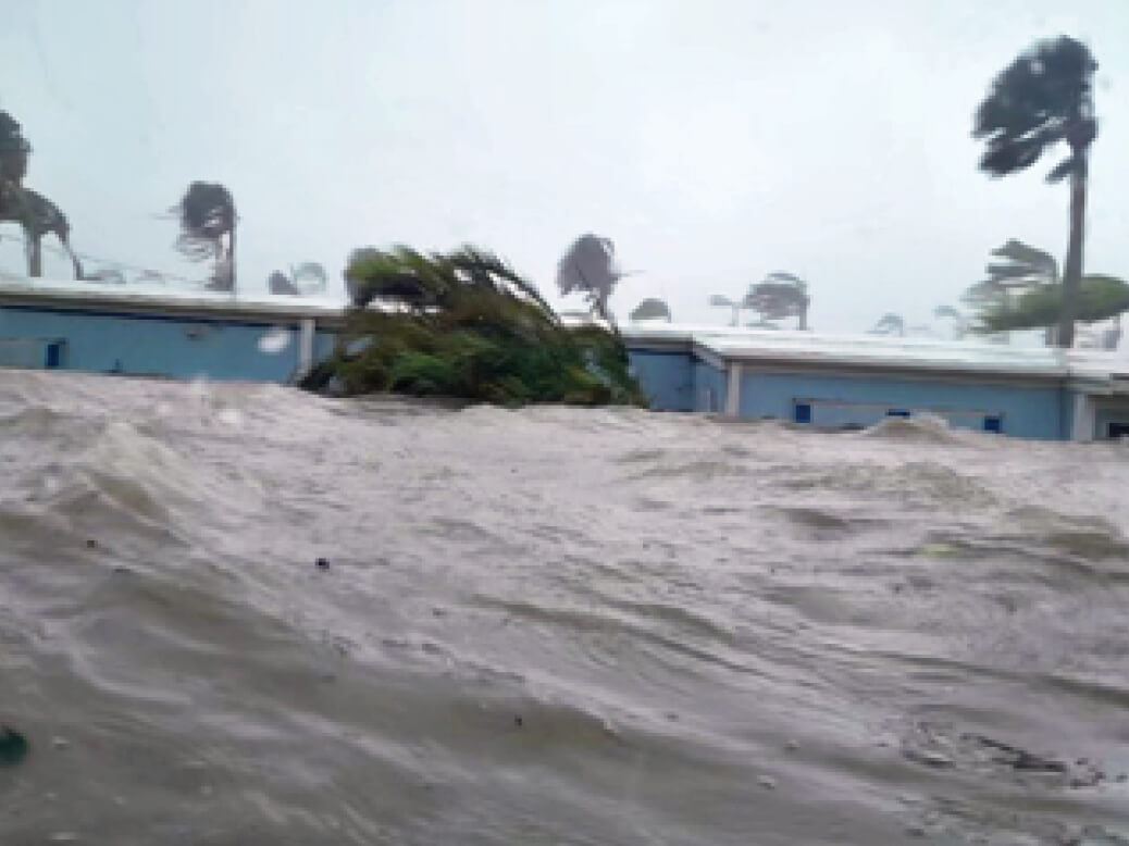 Image of flooding at Sunrise Mobile Village