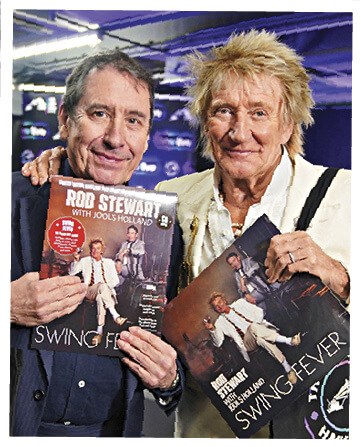 Photo of Stewart with Jools Holland