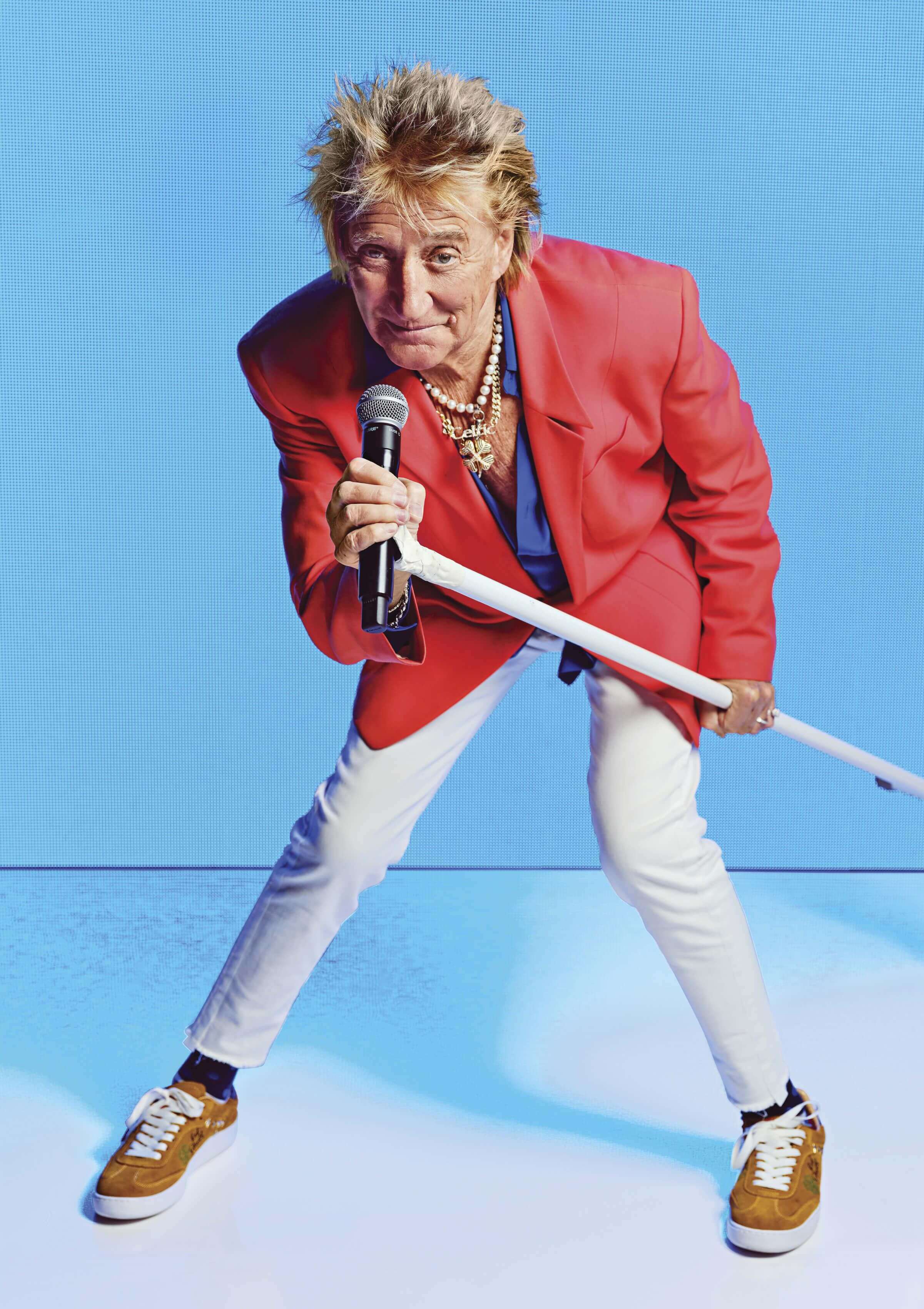 Photo of Rod Stewart performing in Las Vegas