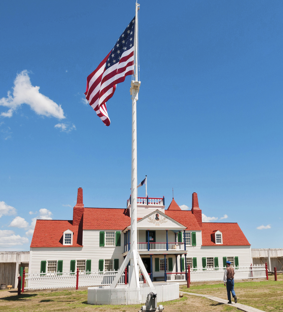 Image of Fort Union in North Dakota 