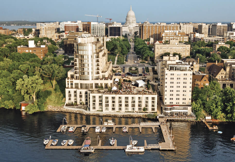 Photograph of The Edgewater Hotel in Madison Wisconsin
