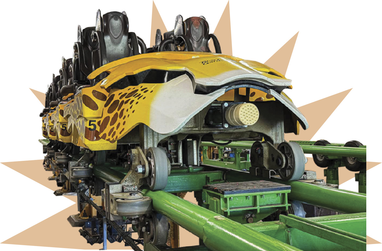 Image of a rollercoaster at Busch Gardens 