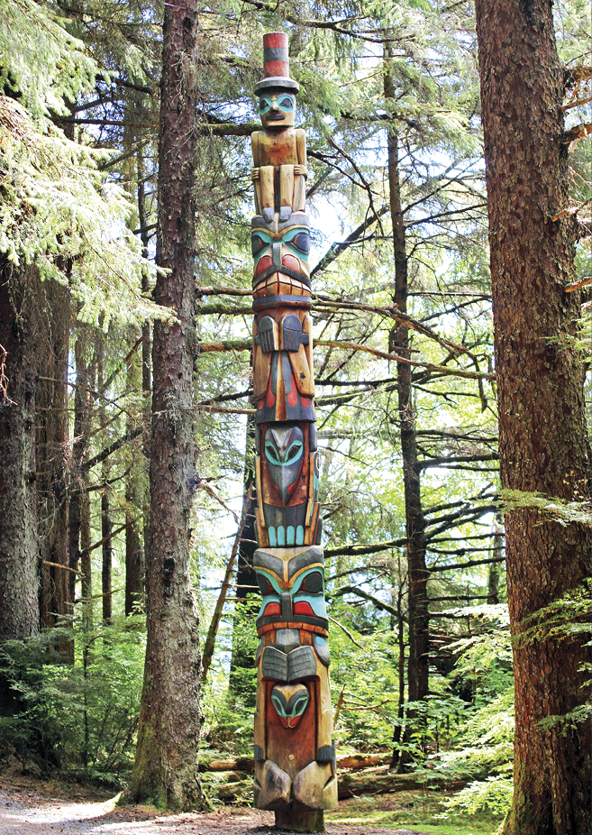 Photograph of the Totem Trail threads in Alaska