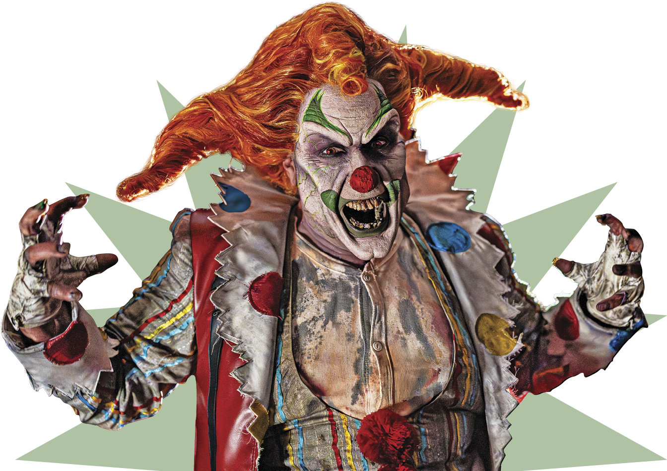 Image of a spooky clown 