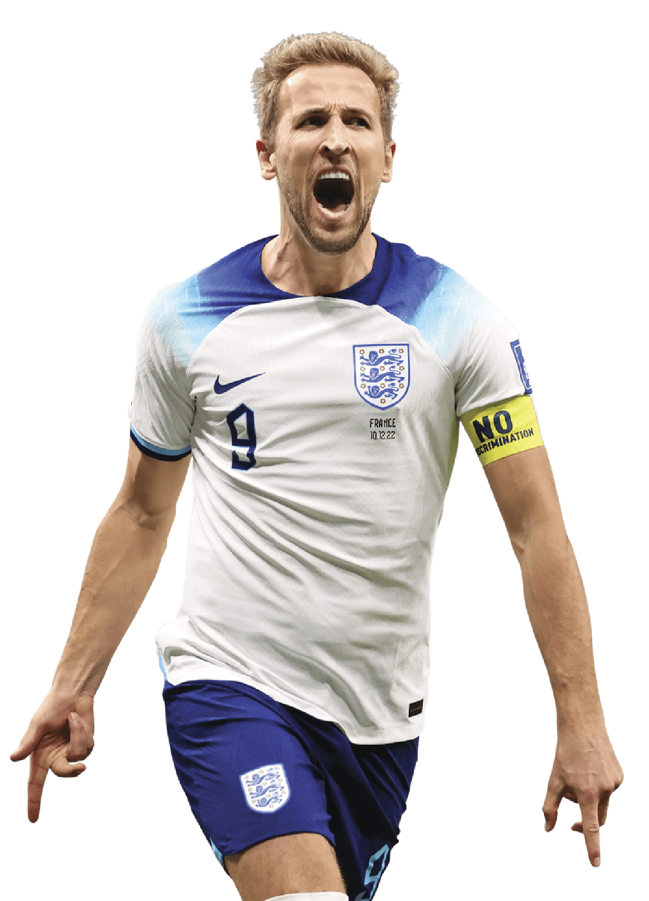 Image of Harry Kane yelling with gusto 