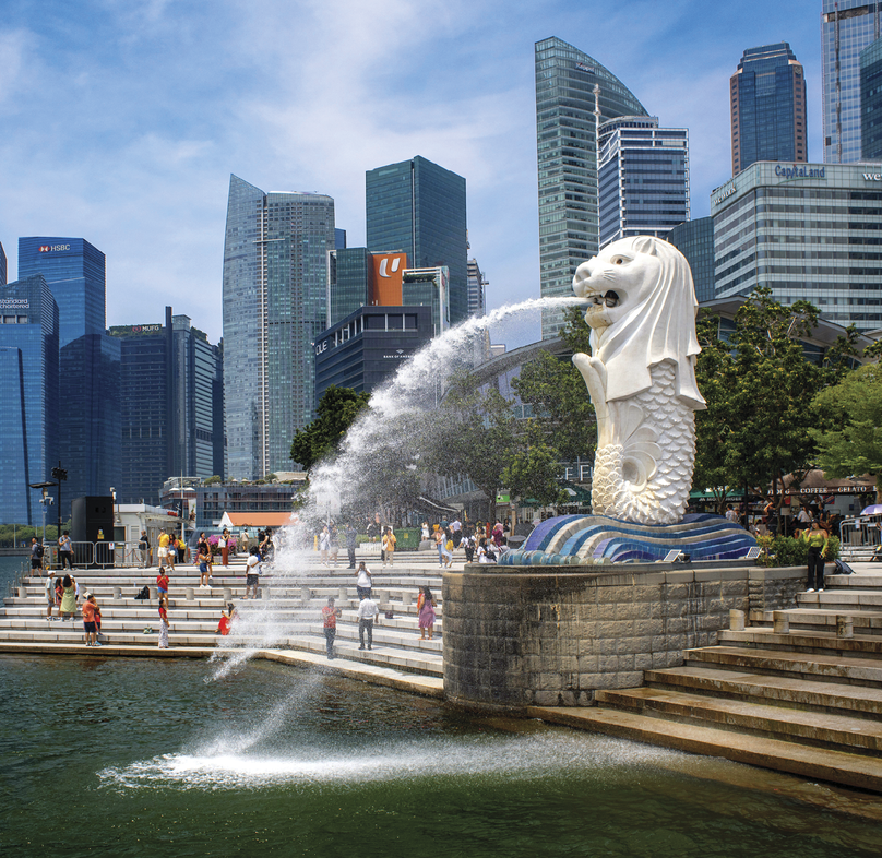 Image of the Merlion in Singapore