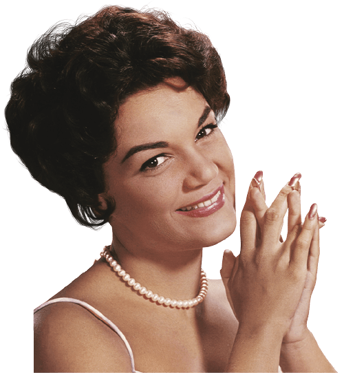 Silhouette of Connie Francis 