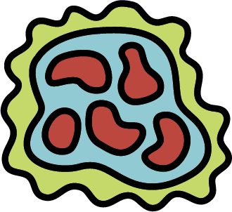 Illustration of the COVID virus