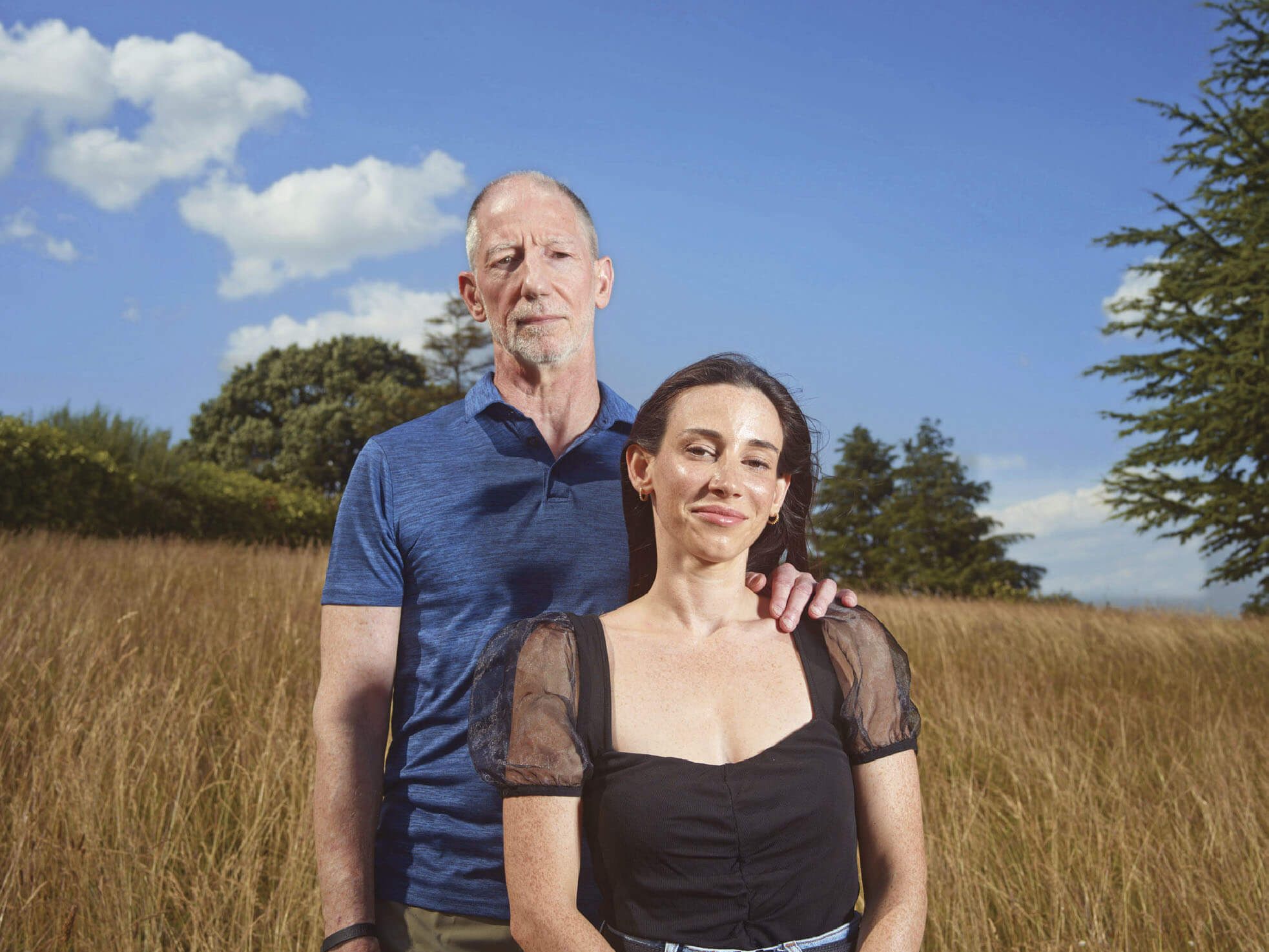 Photo of John Capouya with his daughter, Alexandra